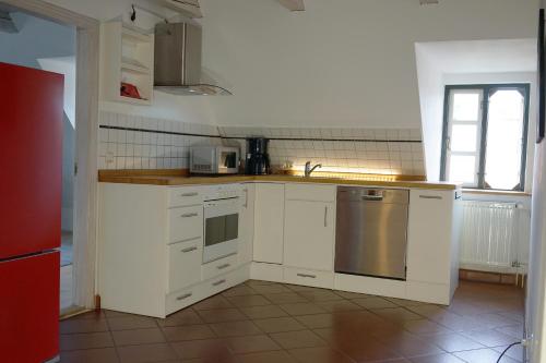 Kitchen, "Haus auf dem Berg" in Westensee Kitchen, "Haus auf dem Berg" in Westensee