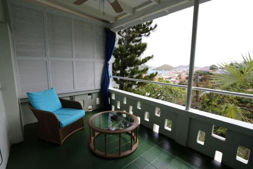 beranda/teres, The Green Iguana Hotel in Charlotte Amalie beranda/teres, The Green Iguana Hotel in Charlotte Amalie