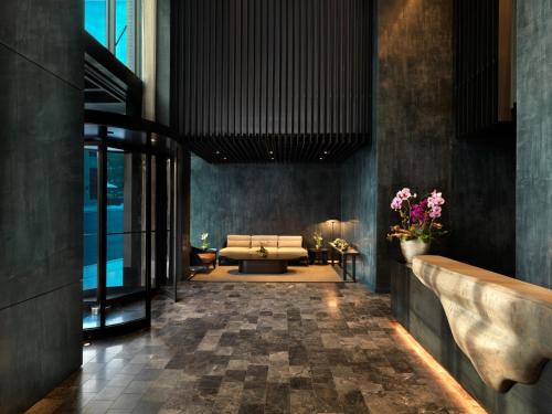 Lobby, Nobu Hotel Chicago in West Loop Lobby, Nobu Hotel Chicago in West Loop
