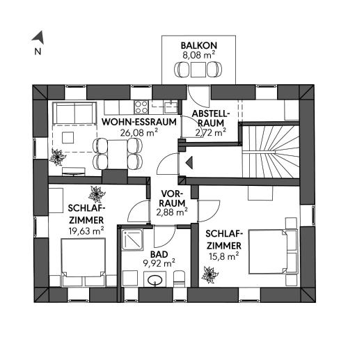 Alaprajzok, DAREBELL Apartment Gratkorn Top 3 in Gratkorn Alaprajzok, DAREBELL Apartment Gratkorn Top 3 in Gratkorn