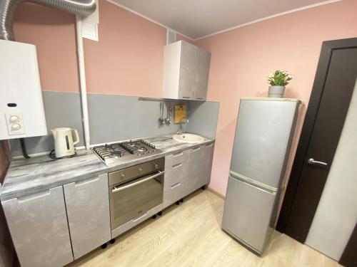 Kitchen, Apartment Parhomenko 101 in Ufa Kitchen, Apartment Parhomenko 101 in Ufa