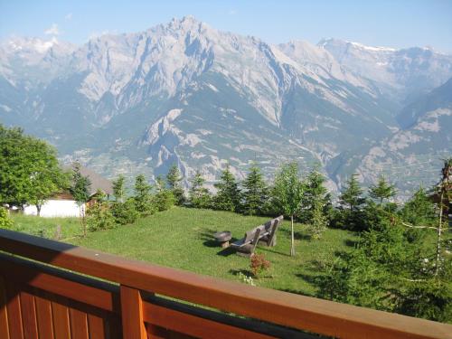 Garden, Chalet Arc-en-Ciel in Raerettes Garden, Chalet Arc-en-Ciel in Raerettes