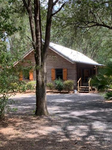 Entrance, Log Home Guest House in Ocklawaha Entrance, Log Home Guest House in Ocklawaha