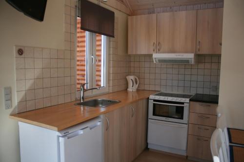 مطبخ, Emmerbølle feriehytter in Helletofte مطبخ, Emmerbølle feriehytter in Helletofte