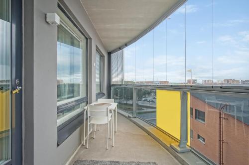 Balcony/terrace, Kotimaailma Apartments Oulu in Oulu City Center Balcony/terrace, Kotimaailma Apartments Oulu in Oulu City Center