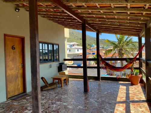 阳台/露台, A Coroa Hostel & Suites in 阿拉亚尔-杜卡布 阳台/露台, A Coroa Hostel & Suites in 阿拉亚尔-杜卡布