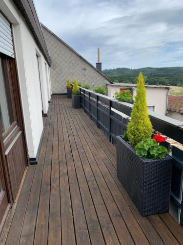 Balcony/terrace, vina am ring in Mannebach Balcony/terrace, vina am ring in Mannebach