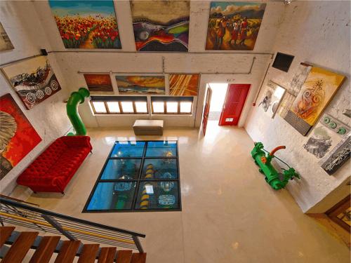 לובי, The Turbine Hotel and Spa in נייזנה לובי, The Turbine Hotel and Spa in נייזנה