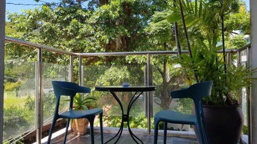 Balcony/terrace, View Mountain B&B in Mudan Township Balcony/terrace, View Mountain B&B in Mudan Township