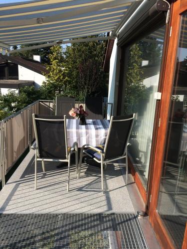Balcony/terrace, Super XXL Ferienwohnung 73 qm, mit Balkon in Cadolzburg Balcony/terrace, Super XXL Ferienwohnung 73 qm, mit Balkon in Cadolzburg