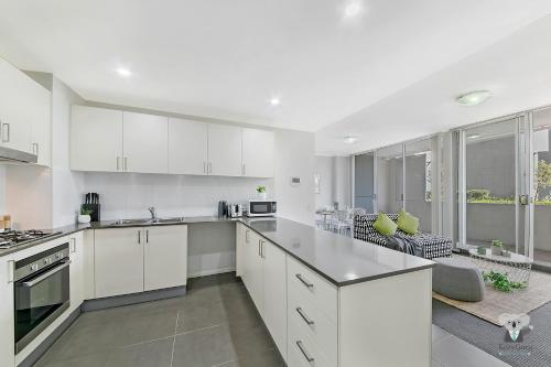 Kitchen, Warrick Fram 2 Beds Apt Walk to Westfield in Warwick Farm Kitchen, Warrick Fram 2 Beds Apt Walk to Westfield in Warwick Farm