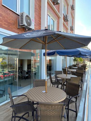 Балкон, Hotel Himmelblau in Блуменау Балкон, Hotel Himmelblau in Блуменау