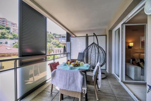Erkély/terasz, Residence Pierre & Vacances Premium Julia Augusta in Menton Erkély/terasz, Residence Pierre & Vacances Premium Julia Augusta in Menton