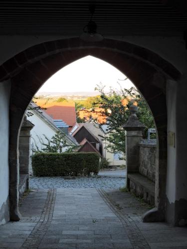 Entrance, Turmstuble im Torhaus von 1545 in Burgbernheim Entrance, Turmstuble im Torhaus von 1545 in Burgbernheim