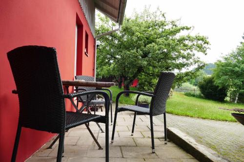 Balcony/terrace, Ferienhaus Betty in Selbitz Balcony/terrace, Ferienhaus Betty in Selbitz