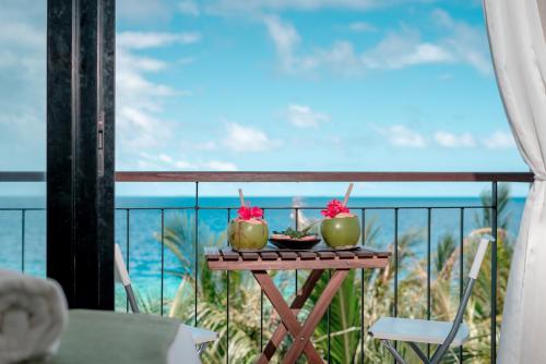 Erkély/terasz, Ranthari Hotel and Spa Ukulhas Maldives in Alifu Alifu Atoll Erkély/terasz, Ranthari Hotel and Spa Ukulhas Maldives in Alifu Alifu Atoll