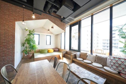 Shared lounge/TV area, WeBase HAKATA Hostel in Fukuoka Shared lounge/TV area, WeBase HAKATA Hostel in Fukuoka