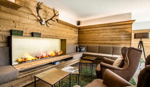 Shared lounge/TV area, Boutique-Hotel and Apartments am Essigmanngut in Anif Shared lounge/TV area, Boutique-Hotel and Apartments am Essigmanngut in Anif