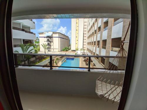 Balcony/terrace, Gold Flat - Praia do Cabo Branco in Joao Pessoa Balcony/terrace, Gold Flat - Praia do Cabo Branco in Joao Pessoa