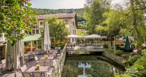 Erkély/terasz, Forellenhof Rossle Hotel & Restaurant in Lichtenstein (Tubingen) Erkély/terasz, Forellenhof Rossle Hotel & Restaurant in Lichtenstein (Tubingen)