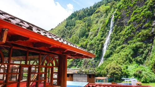 Terraza/balcón, La Posada Del Arte in Banos Terraza/balcón, La Posada Del Arte in Banos