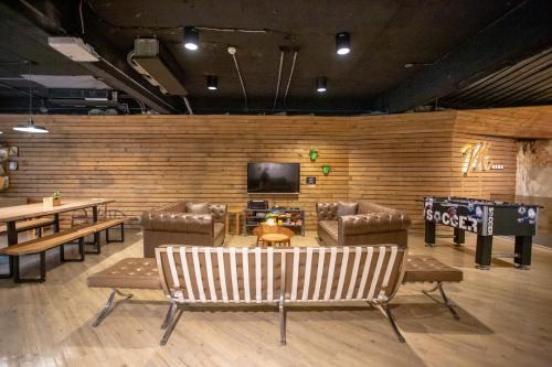 Shared lounge/TV area, MEANDER Taipei in Taipei Shared lounge/TV area, MEANDER Taipei in Taipei