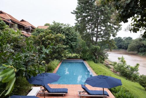 Swimming pool, Raya Heritage in Chiang Mai Riverside Swimming pool, Raya Heritage in Chiang Mai Riverside