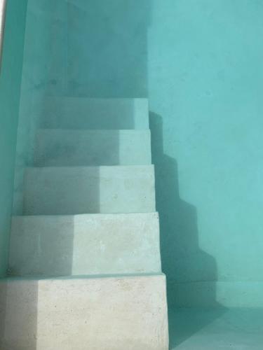 Swimming pool, Xibalba in town in Bacalar Swimming pool, Xibalba in town in Bacalar