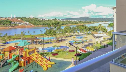 Swimming pool, Ilhas do Lago Eco Resort in Caldas Novas Swimming pool, Ilhas do Lago Eco Resort in Caldas Novas