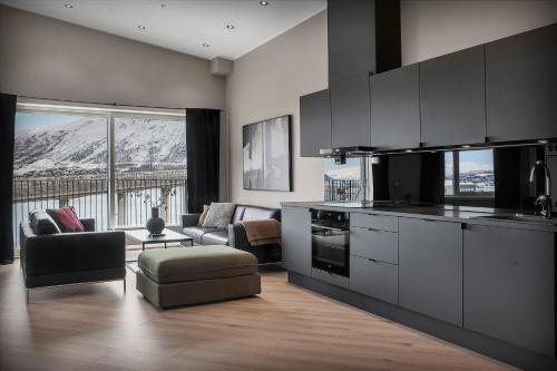 кухня, BJØRVIKA APARTMENTS, Vervet, Tromsø City Center in Tromsø кухня, BJØRVIKA APARTMENTS, Vervet, Tromsø City Center in Tromsø