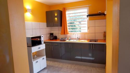 Kitchen, Appartement charmant a Deshaies avec piscine partagee, 46 m². in Deshaies Kitchen, Appartement charmant a Deshaies avec piscine partagee, 46 m². in Deshaies