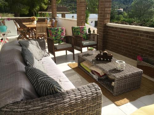 Terraza/balcón, Charming villa near Tortosa with private pool in Tortosa Terraza/balcón, Charming villa near Tortosa with private pool in Tortosa