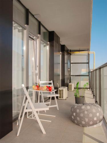 Erkély/terasz, 3-room Apartments Avalon in Pidzamche Erkély/terasz, 3-room Apartments Avalon in Pidzamche
