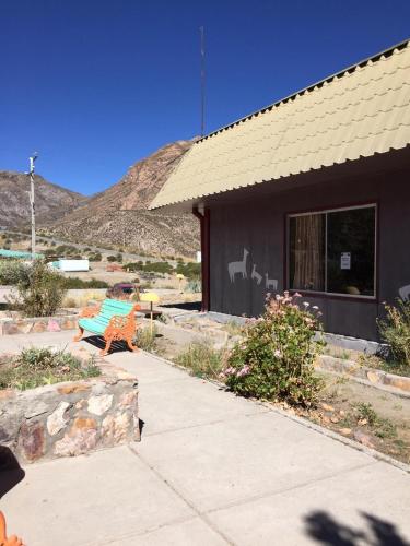 Hall, Hotel Las Vicunas in Putre Hall, Hotel Las Vicunas in Putre