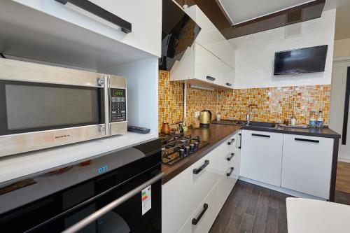 Κουζίνα, PaulMarie Apartments on Yunosti in Μοζυρ Κουζίνα, PaulMarie Apartments on Yunosti in Μοζυρ