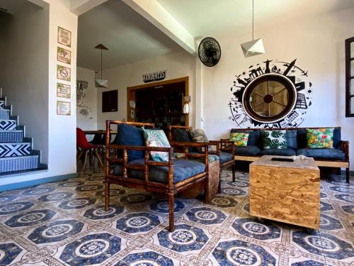 宴会厅, A Coroa Hostel & Suites in 阿拉亚尔-杜卡布 宴会厅, A Coroa Hostel & Suites in 阿拉亚尔-杜卡布