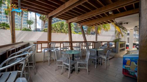 Restaurant, Sandy Beach Hotel in San Juan gebied Restaurant, Sandy Beach Hotel in San Juan gebied