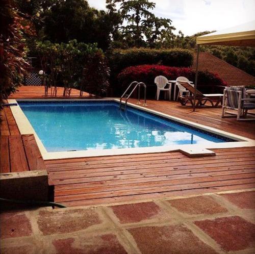 Swimming pool, The Ocean Inn Antigua in English Harbour Swimming pool, The Ocean Inn Antigua in English Harbour