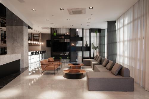 ล็อบบี้, Slaviero Chapecó - Pet Friendly - Próximo a EFAPI (Slaviero Chapeco - Pet Friendly - Proximo a EFAPI) in ชาเปโก้ ล็อบบี้, Slaviero Chapecó - Pet Friendly - Próximo a EFAPI (Slaviero Chapeco - Pet Friendly - Proximo a EFAPI) in ชาเปโก้