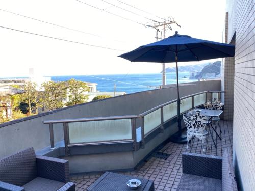 Balcony/terrace, Guest House Megumi in Atami Balcony/terrace, Guest House Megumi in Atami