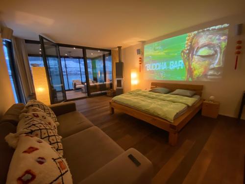 Luxury loft on top of Villa Wilen with tremendous views by the lake in 薩爾嫩 Luxury loft on top of Villa Wilen with tremendous views by the lake in 薩爾嫩