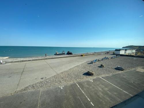 Beach, Hotel De La Plage in Quiberville Beach, Hotel De La Plage in Quiberville