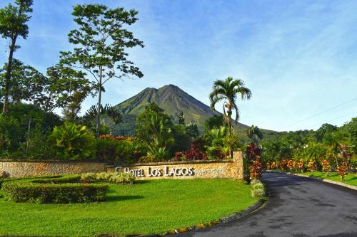 Entrance, Hotel Los Lagos Spa & Resort in La Fortuna Entrance, Hotel Los Lagos Spa & Resort in La Fortuna