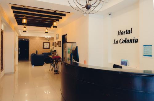 Lobby, Hotel La Colonia in Santo Domingo Lobby, Hotel La Colonia in Santo Domingo
