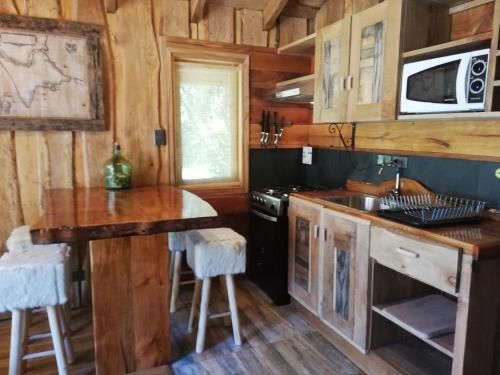 مطبخ, Cabanas Rusticas Pucon Rio Trancura in Menetue مطبخ, Cabanas Rusticas Pucon Rio Trancura in Menetue