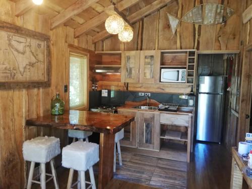 مطبخ, Cabanas Rusticas Pucon Rio Trancura in Menetue مطبخ, Cabanas Rusticas Pucon Rio Trancura in Menetue