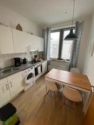 Κουζίνα, Gästehaus Lavendel in Φλένσμπουργκ Κουζίνα, Gästehaus Lavendel in Φλένσμπουργκ