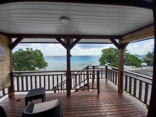 Balcony/terrace, Fafapiti Lodge Fakarava in Fakarava Balcony/terrace, Fafapiti Lodge Fakarava in Fakarava