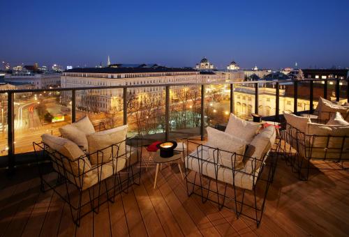 Balcony/terrace, 25hours Hotel Vienna at MuseumsQuartier in 07. Neubau Balcony/terrace, 25hours Hotel Vienna at MuseumsQuartier in 07. Neubau