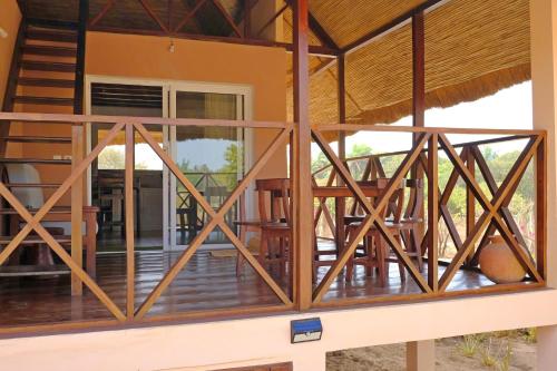 Terraza/balcón, Cozy house with sea view in Cap Skirring Terraza/balcón, Cozy house with sea view in Cap Skirring
